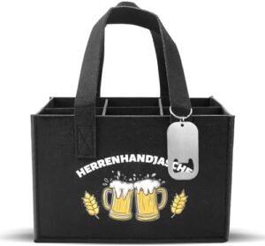 Bottle Carrier with Dividers and Handles