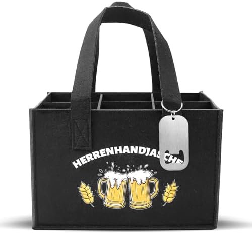 Bottle Carrier with Dividers and Handles