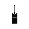 Silicone Luggage Tag with Durable Strap Black Cat