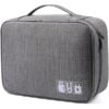 Monster City Hanging Toiletry Bag with Hook Grey