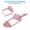 PU Leather Travel Luggage Tag Identifier Suitcase Labels for Luggage Privacy Protection Accessories Ships Pink
