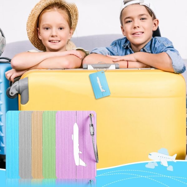 Alyvisun Aluminium Luggage tag One Size