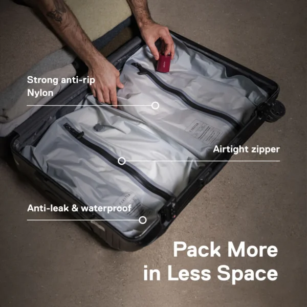Vacuum Bags for Travel with Rechargeable air Pump
