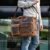 Briefcases Laptop Messenger Bags for Men Women Best Office School College Shoulder Bag