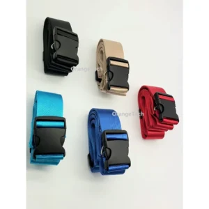 4M Long Luggage Strap Adjustable Travel Luggage Belt with Password Lock or No Lock Suitcase Tie