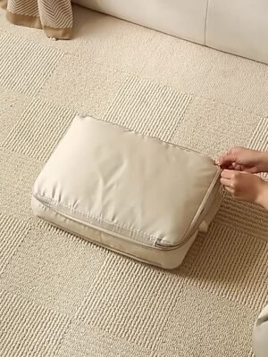 MY Stock 4 Set Compression Packing Cubes Travel Organizer Bags Lightweight Luggage Storage