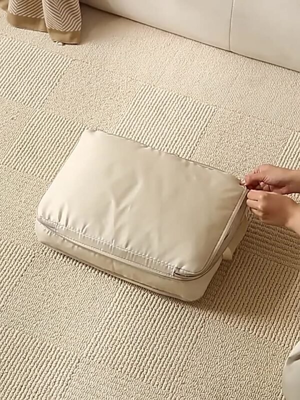 MY Stock 4 Set Compression Packing Cubes Travel Organizer Bags Lightweight Luggage Storage