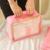 6 In 1 Travel Organizer Sets Clothes Storage Bags Luggage Pouches Organizer Bag Beg Sandang